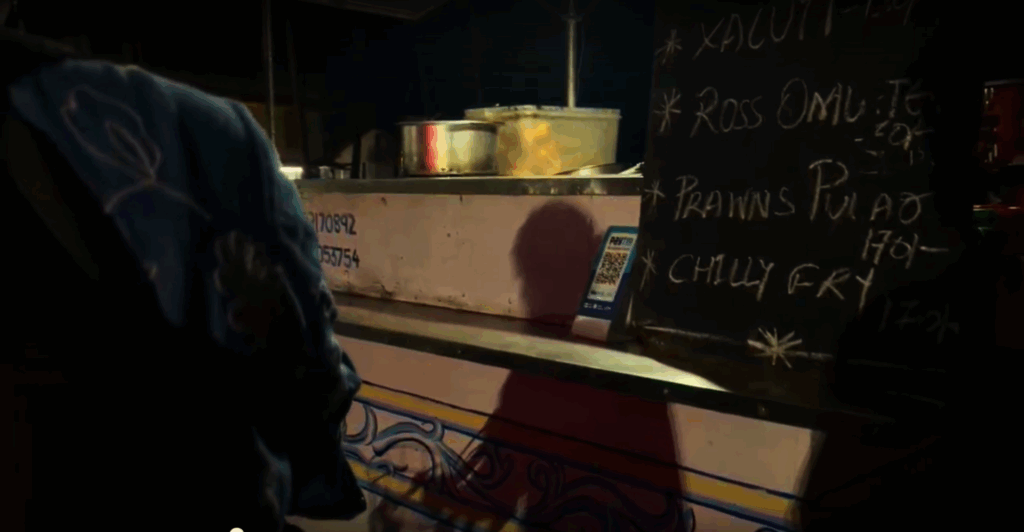 Goan food stall, goa india